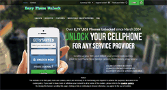 Desktop Screenshot of easyphoneunlock.com