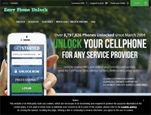 Tablet Screenshot of easyphoneunlock.com